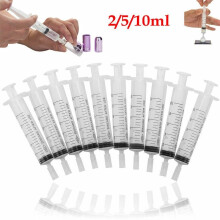 (10ML, 10pcs) 2.5/5/10ml Syringe Perfume Dispenser Perfume Syringe Cosmetic Refillable Bottle