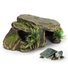 Aquarium Fish Tank Caves Reptile Hiding Shelter Amphibious Safe Shelter 12cm