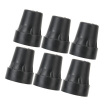Walking Stick Bottom Pads 6pcs Anti-Slip Cane End Cover Tips for Stability