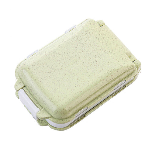 (Green) 3-Layer Medicine Box, Large Capacity, Durable