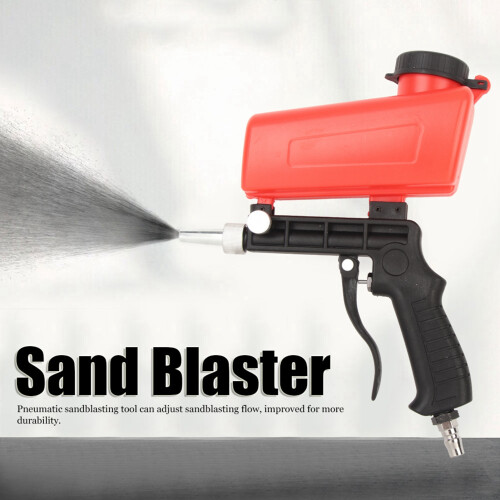 Mini Pneumatic Sand Blaster, 21lbs Capacity, Lightweight, Portable