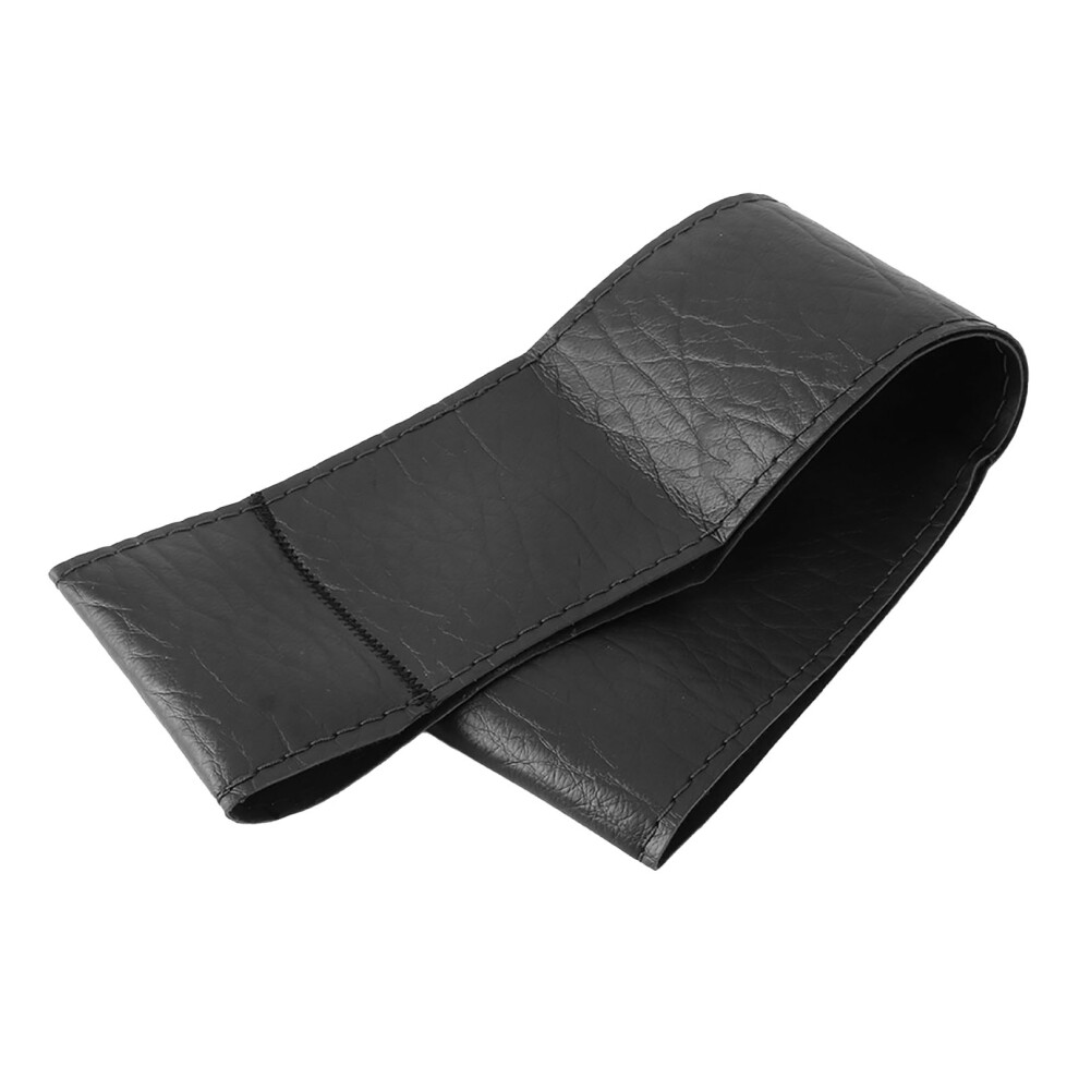 Elephant Skin Leather Steering Cover Diy Car Interior Accessory Grain/Black 8261392401765