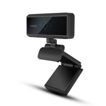 S3 5MP 1080P USB PC Camera with Built-In Mic, 160cm Black