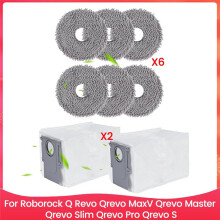Sacos de Pano para Esfregão para Q Revo Qrevo MaxV Qrevo Master Qrevo Slim Qrevo Pro Qrevo S Peças de Reposição para Esfregão