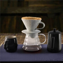 Ceramic Hand Filter Cup Three-Hole Filter Large Ceramic Funnel Filter Cup Coffee Maker Accessories