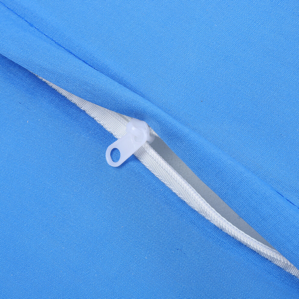 Paralyzed Patient Care Cushion Triangular Bed Sore Prevention Pad (50 x 25 x 15cm) Blue