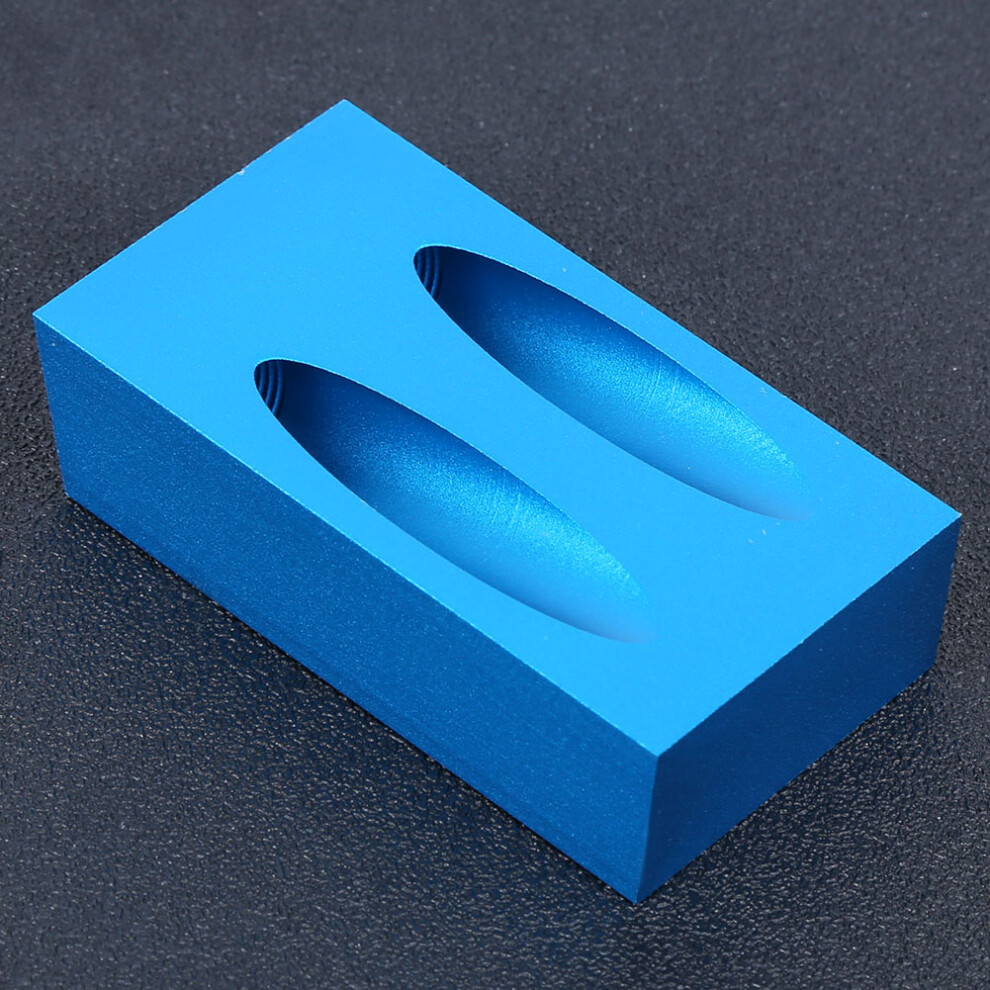 Aluminium Alloy Oblique Hole Locator Set 15 Drill Guide 11X20x2cm 4911392404917
