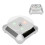 Solar LED Rotating Jewelry Display Stand 9cm Silver with Light 14