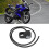 Motorrad Wasserfester Schalter 22mm Lenker blaues 9