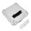 Solar LED Rotating Jewelry Display Stand 9cm Silver with Light 6