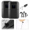 E8 Wireless Clip-On Lapel Microphone, Dual Channel, 50m, 2000mA 3