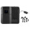 E8 Wireless Clip-On Lapel Microphone, Dual Channel, 50m, 2000mA 4