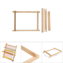 Educational Wooden Knitting Loom for Kids DIY Weaving Machine Craft Toy