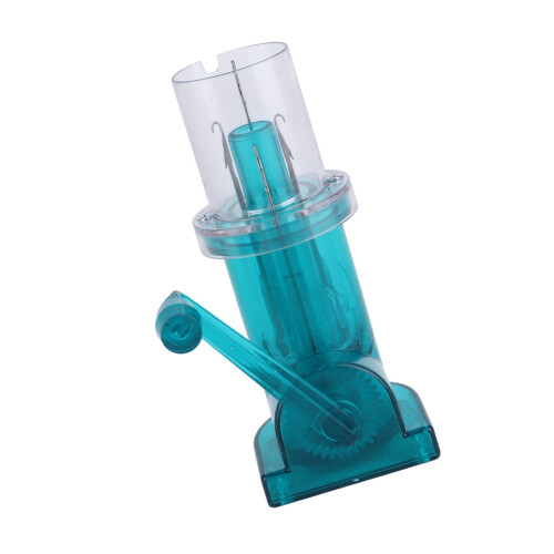 Hand Operated Knitting Machine 14.1cm Plastic Spool Weaver Tool 2