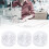 Multi-Functional Plastic Bobbins 100Pcs for Hand & Machine Sewing 15mm Size 8