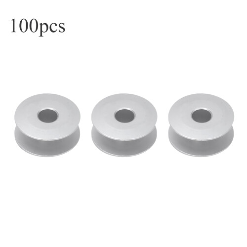 100Pcs Aluminium Oxide Sewing Bobbins, 2cm Diameter 1