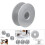 100Pcs Aluminium Oxide Sewing Bobbins, 2cm Diameter 3