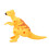 6pcs Dinosaur Eggs Deformation Models Children's Plastic Toys 3