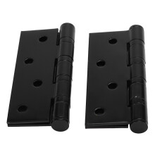 304 Stainless Steel Black Door Hinge 3.0mm Thickness Flat Hardware