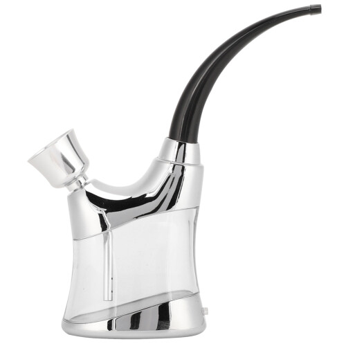 Water Filter Pipe Smoking Set, Silver Plastic, Light, Innovative Gift 2
