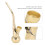 Portable Copper Alloy Water Filter Smoking Pipe C-1 Single Use 9
