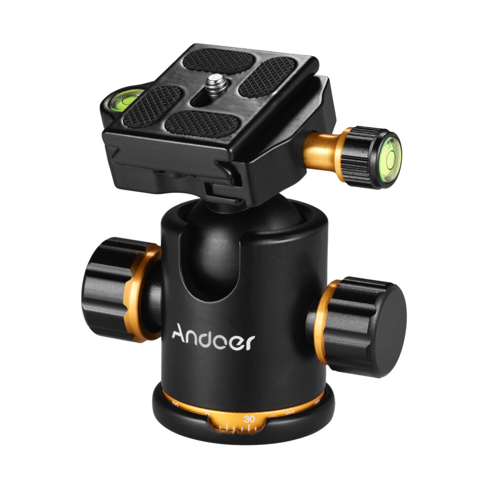 Aluminum Alloy Panoramic Ball Head 3Kg/6.6Lbs 360 Rotating For Tripod 4611392676047