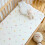 (Polka Dot Little Rabbit, 65x120cm) 3 Pack 100% cotton gauze Cot Bed Sheets Fitted Cot Sheets 1