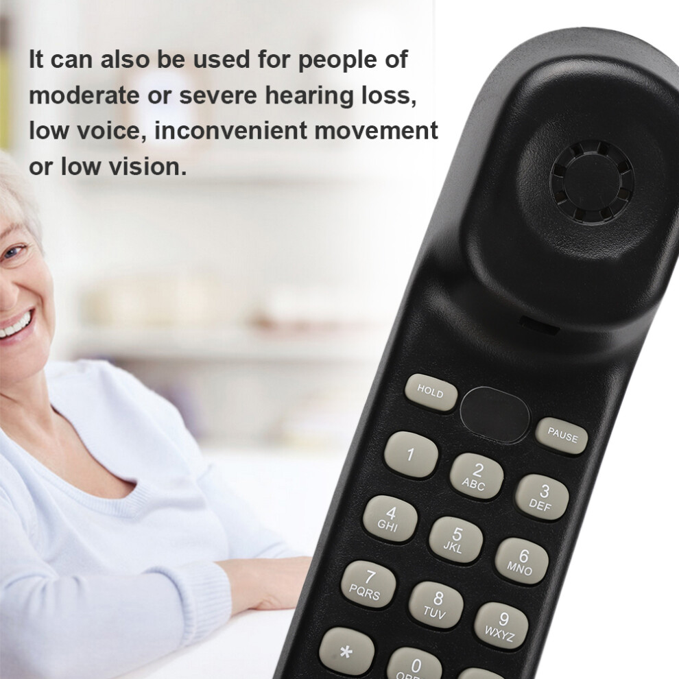 Kxt-433 Hanging Telephone, 20X6.5x4.8cm, 150Cm Line Black 9441392409407