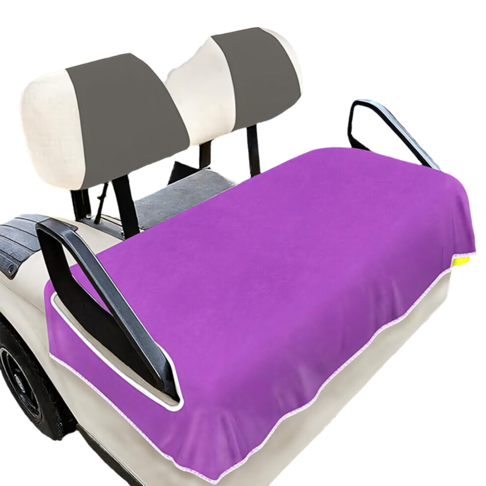 Quick Arrange Golf Cart Seat Cover With Breathable- Purple 7704001062113