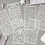 6Pcs Creative Handmade Scrapbooking Stencils-Parallel Whispers 3