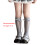Fashionable Layered Leg Warmer Soft Nylon Component with-Black 4
