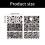 6Pcs PET Detailed Drawing Templates Reusing-striped roaming 3