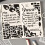6Pcs Creative Handmade Scrapbooking Stencils-Parallel Whispers 6