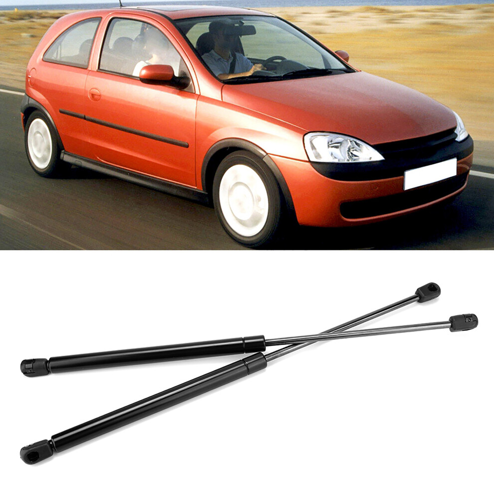 2Pcs Gas Strut For Vauxhall Corsa C 2001-2006 Hatchback 475Mm Black 5071392410031