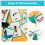 11x8cm Animal Bugs Learning Cards Flashcards Perfect For 3