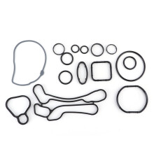 Engine Oil Cooler Gasket Seal Set for Vauxhall Astra, 1.6/1.8L, Rubber