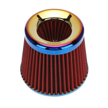 76mm Aluminum Alloy Mushroom Air Filter, Red, Auto Compatibility