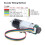 12V Metal DC Gear Motor with Encoder Durable 330RPM Speed Reduction 7