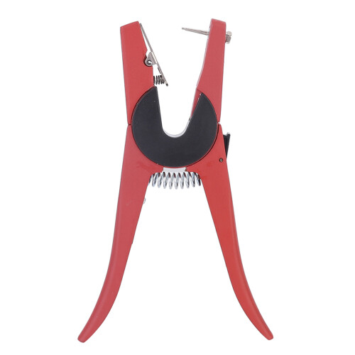Red Steel Animal ID Tag Puncher 1