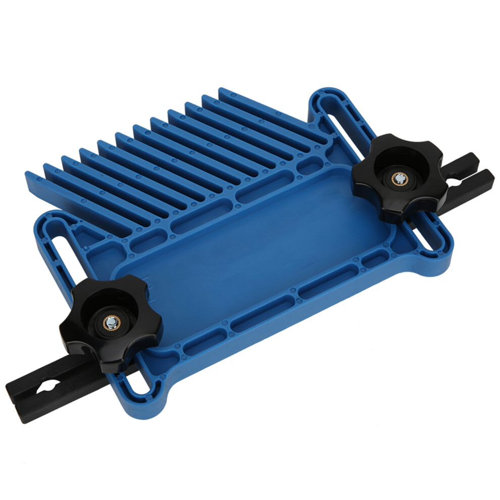 2Pcs Blue Woodworking Feather Board Set For Router Tables & Saws, Pp 166X110mm 7621392414027
