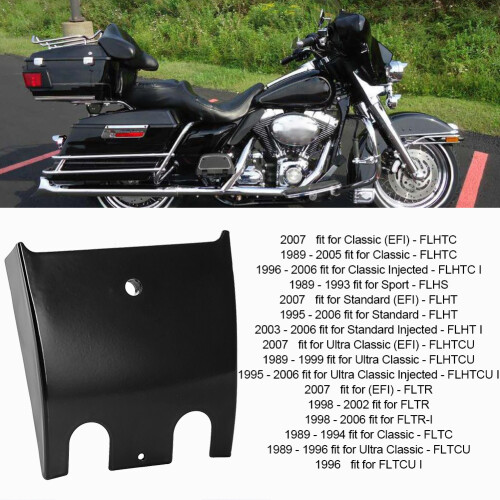 Durable Black Dash Extension Panel for Short-Nose Seat FLTR FLHT