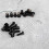 10x Motorcycle Fairing Screws Nuts Washers 6