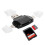 iOS Mobile Phone Memory Card & Camera OTG Reader 4-in-1 Multi Function Black 6