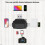 iOS Mobile Phone Memory Card & Camera OTG Reader 4-in-1 Multi Function Black 7