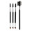 Professional 4pcs Eyebrow & Eyelash Brush Set with Double Head Design 2