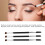 Professional 4pcs Eyebrow & Eyelash Brush Set with Double Head Design 4