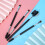 Professional 4pcs Eyebrow & Eyelash Brush Set with Double Head Design 8