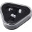 (One Size, Solid Black) Rebel Recycled Plastic Wired Earphones 1