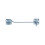 (10cm, Zinc) Securit Wire Cabin Hook 1
