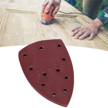 60pcs Mouse Sanding Sheets 140x140x100mm 11 Holes 180 Grit